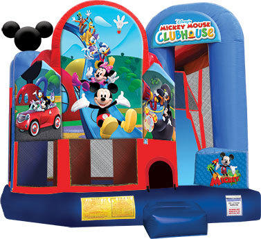 Mickey Mouse Bounce House Combo Rental in Oahu