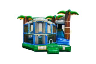 Blue Crush 5-in-1 Bounce House Combo