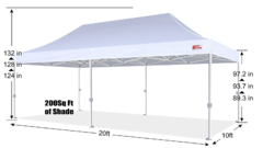 Commercial 10x20 Pop-up Tent
