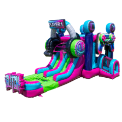 Gamer Glitch Level Up Dual Slide Combo (Wet/Water) Rental – Pearland, TX
