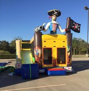 13ft Small Pirate 3 IN1 Combo Bouncer Dry Slide