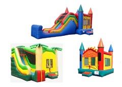 bounce houses with slides