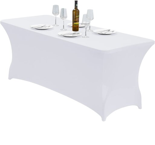 Table Linen Cover / Table Cover white (rent)
