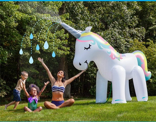 Inflatable Unicorn Water Sprinkler