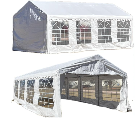 13 x 26 Pole Tent with side walls 