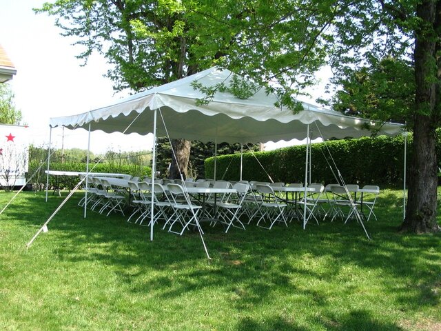20 x 20 Pole Tent Package