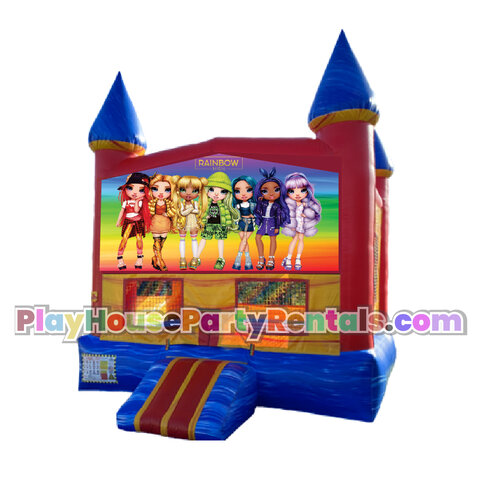 Rainbow Bounce House