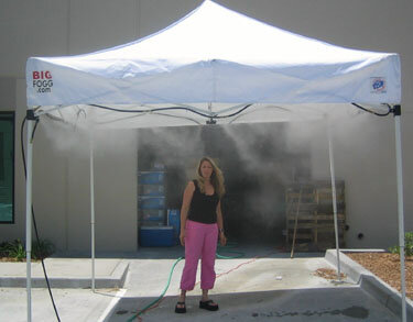 Misting 10 x 10 Popup Tent