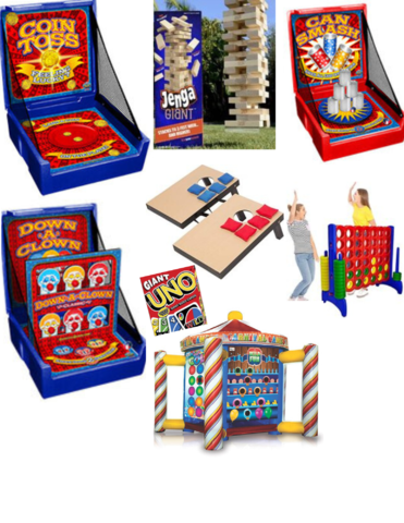 Indoor or Outdoor Fun Package<s><font color=red> $605 </font></s>