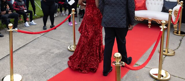 Red Carpet w/ 4 Stanchion Post