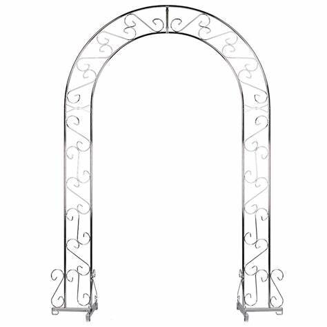Silver Wedding Arch