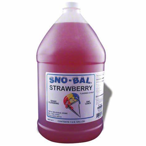 Additional Strawberry Sno Bal Flavor