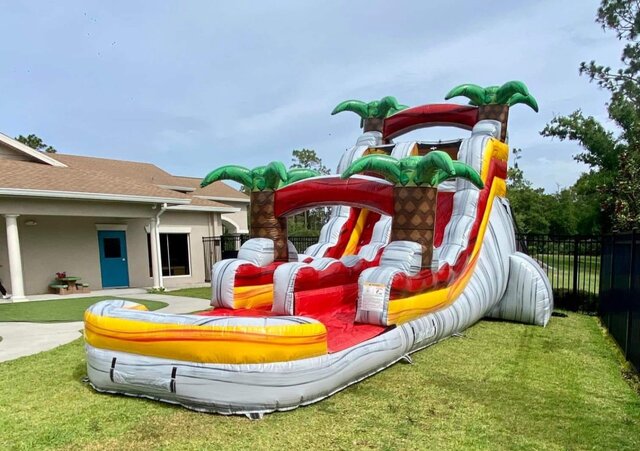 Tropical Lava Waterslide