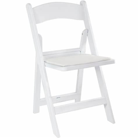 White Resin Garden Chairs 