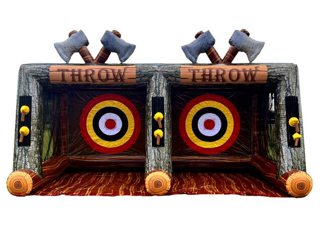 Double Axe Throw Inflatable Game
