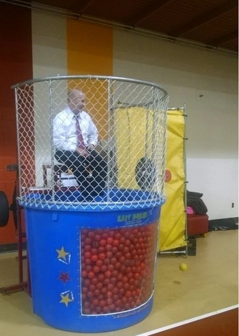 Dry Dunk Tank with pit balls