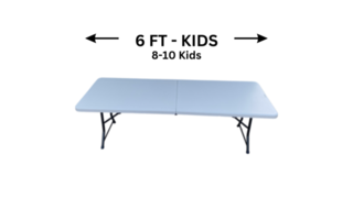 6ft Kids Table