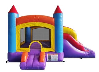 Mini Castle Bounce House with Slide