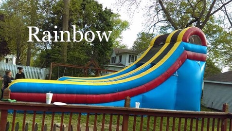 20ft Rainbow Waterslide