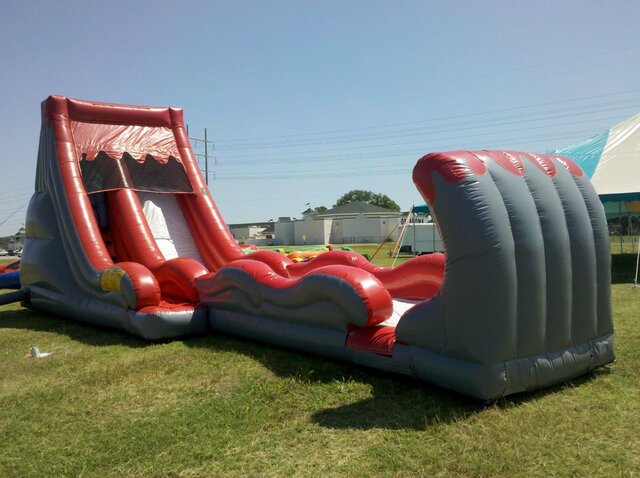 Volcano Waterslide with Slip n Slide