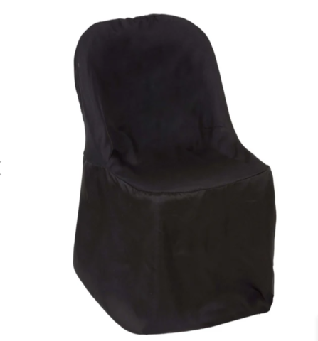 Loose Black Chair Cover
