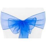 Royal Blue Chair Sash 