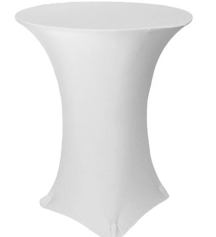 Bistro Tablecloth Fitted White