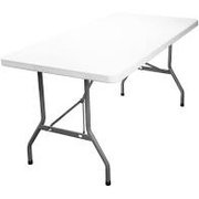 5FT Plastic Bi-Folding Tables - SEATS 4-6