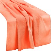 Chiffon Coral Orange Table Runner
