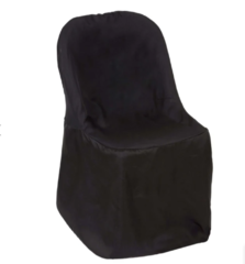 Loose Black Chair Cover