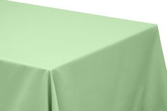 90x132" Banquet Mint Green Tablecloth