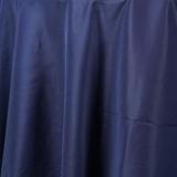 90" Round Navy Tablecloth
