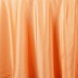 90" Round Orange Tablecloth