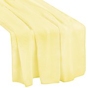 Chiffon Pastel Yellow Table Runner