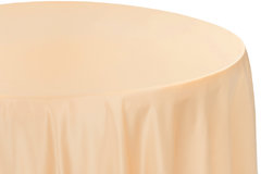 90" Round Peach Tablecloth