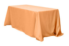 90x132" Banquet Peach Tablecloth