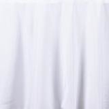 90x132" Banquet White Tablecloth