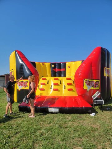 Vortex Warped Wall Inflatable Game Rental