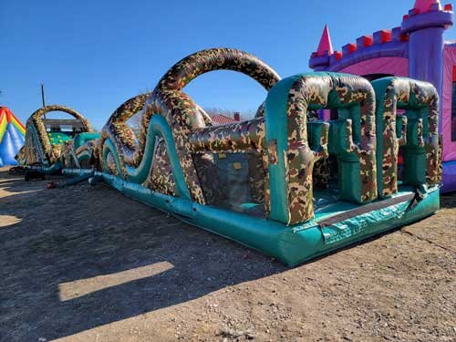 100 foot Boot Camp Obstacle Course Party Rental