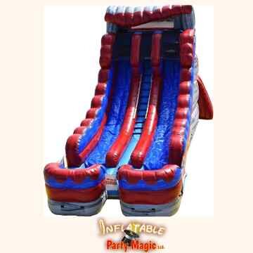 Lava Rush Inflatable Water Slide Rental