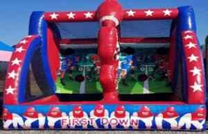 First Down Inflatable Football Toss Game