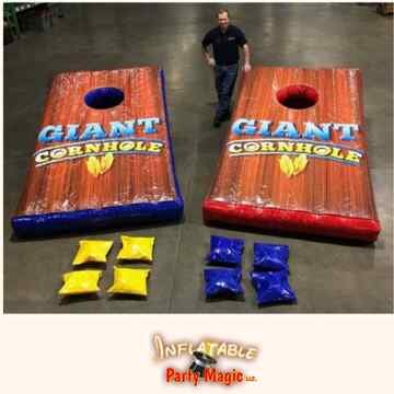Giant Inflatable Corn Hole Rental for Youth Events