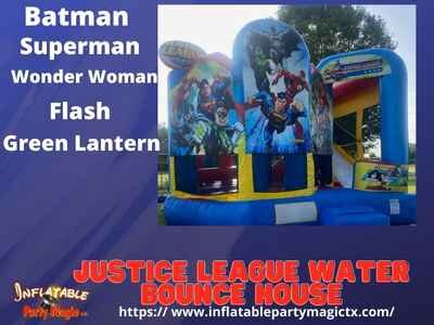 Justice League Water Bounce House Rental