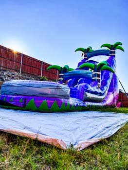 Purple Water Slide Rental