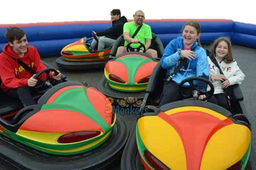 Mobile bumper car rentals from Inflatable Party Magic in DFW