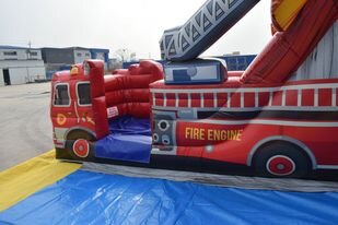 Fire Truck Water Slide Rental