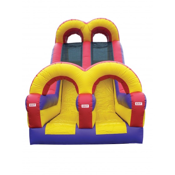 50ft. Zip it Inflatable Obstacle Course Slide View