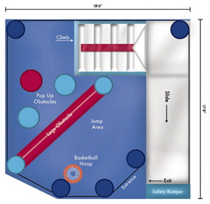 Picture of Frozen 5n1 Water Slide Bounce House Combo Rental inside layout