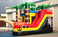 Pirate Ship 4n1 bounce house combo rental