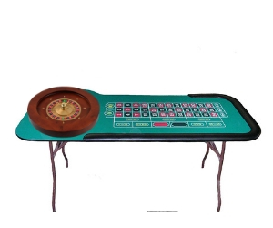 Roulette Table with Spinning Wheel Rental